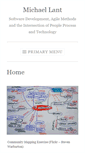 Mobile Screenshot of michaellant.com